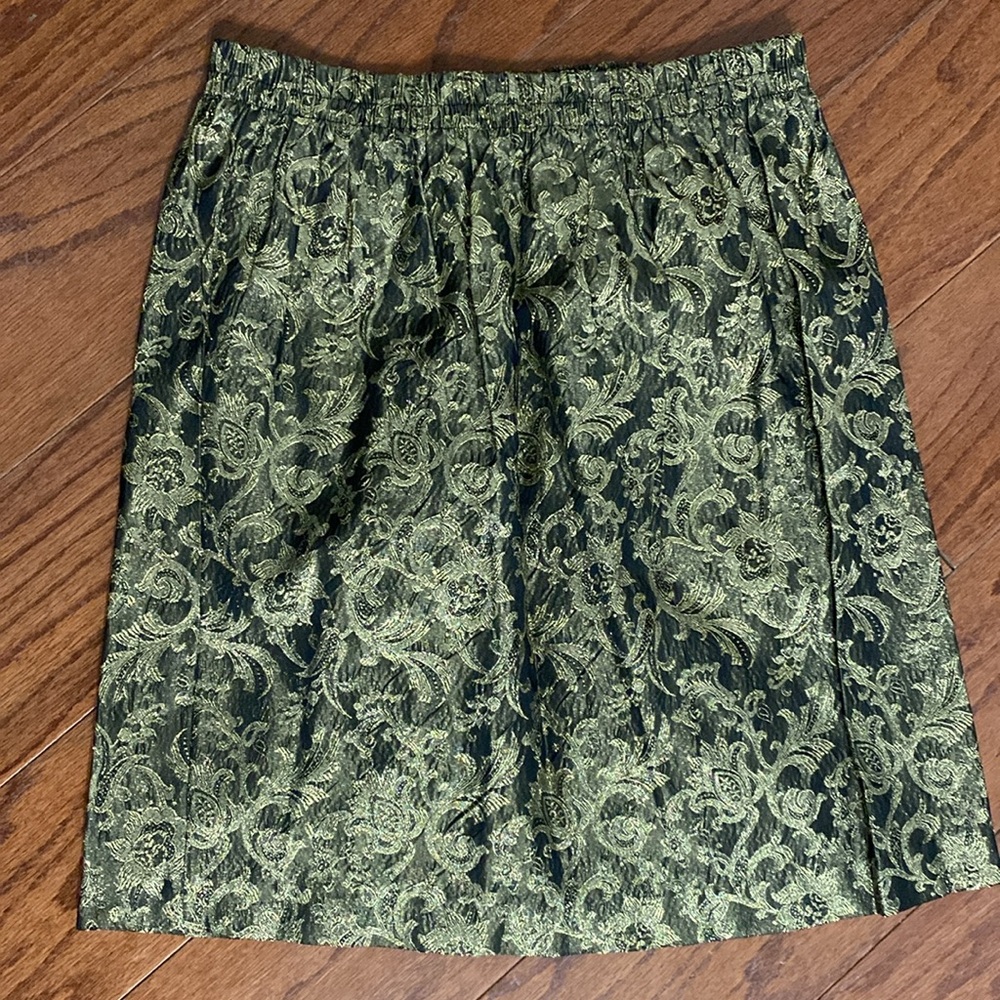 Hosanna vintage Gold/blk skirt - Size medium